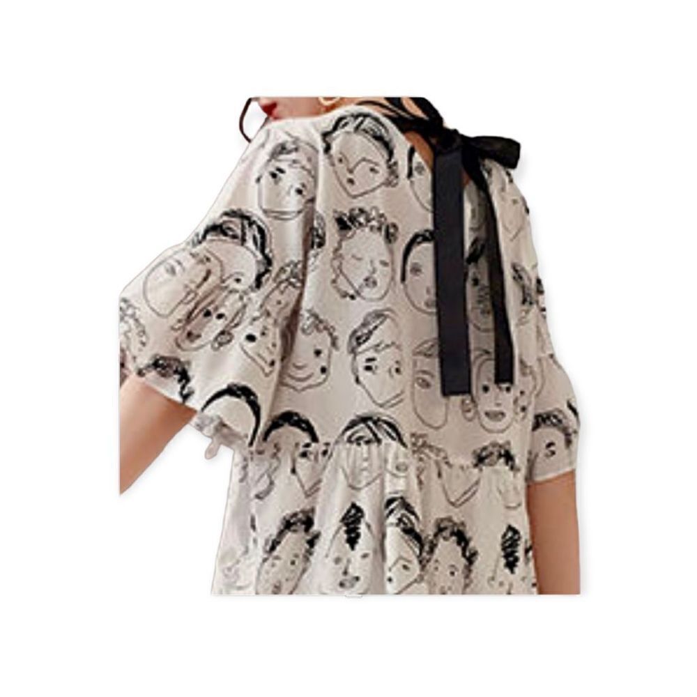 Cartoon Face Korean Style Harajuku Oversized Top XL - Picture 7 of 7